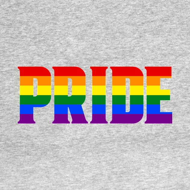 Pride Love Rainbow Font by sanseffort